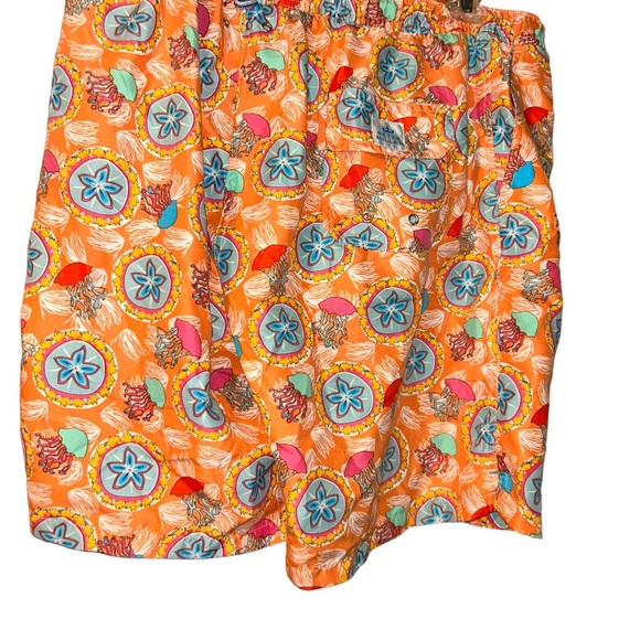 Men Peter Millar jellyfish ballet nectarine swim trunks XL shorts beach - Picture 4 of 5